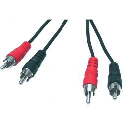 Câble Audio 2 RCA mâle - 2 RCA mâle, 1.5m