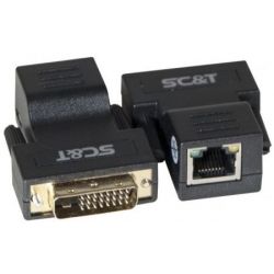 Kit prolongateur DVI sur RJ45 UTP jusqu'à 70m