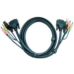 cordon KVM Aten DVI/USB/Audio - 1,80M