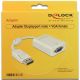 Adaptateur Displayport Mâle vers VGA femelle, blanc