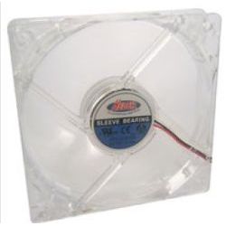 Ventilateur Heden 8cm transparent, 1500rpm, 12V 0.12A - VEN8CMtr00