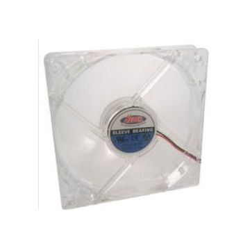 Ventilateur Heden 8cm transparent, 1500rpm, 12V 0.12A - VEN8CMtr00