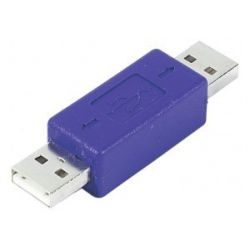 Changeur de genre USB, de type A, mâle/mâle