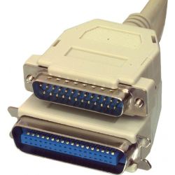 Câble imprimante SubD-25 centronics, 2m