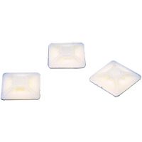 Lot de 100 Bases auto-adhesives de colliers de serrage de câble