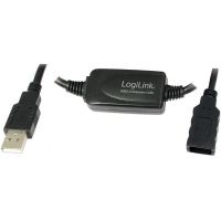 Rallonge USB2 active Logilink UA0143 Haut débit en 10m