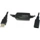 Rallonge USB2 active Logilink UA0143 Haut débit en 10m