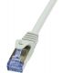 Cable réseau 0.5m ethernet RJ45 Cat 6a 10G, gris