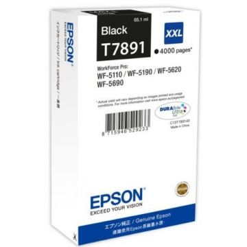 Cartouche noire Epson T1891, 4000 pages max