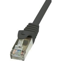 Cable réseau 3m ethernet RJ45 Cat 6 Gigabit, blindé, noir