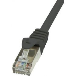 Cable réseau 3m ethernet RJ45 Cat 6 Gigabit, blindé, noir