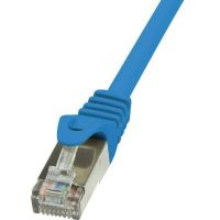 Cable réseau 0.5m ethernet RJ45 Cat 6, bleu