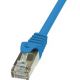 Cable réseau 0.5m ethernet RJ45 Cat 6, bleu