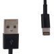 Câble USB 2.0 transfert de charge pour iPhone 5, 1m, noir