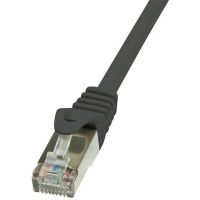 Cable réseau 0.5m ethernet RJ45 Cat 6, noir