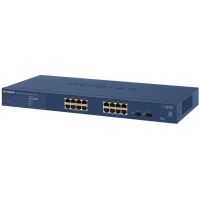 Switch Netgear GS716T, 16 ports Gigabit, 2 ports SFP