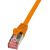 Cable réseau 7.5m ethernet RJ45 Cat 6 Gigabit SFTP, orange