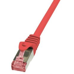 Cable réseau 7.5m ethernet RJ45 Cat 6 Gigabit SFTP, rouge