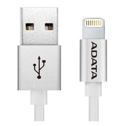 Câble Adata USB vers Lightning en 1m, silver