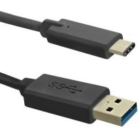 4World Câble USB2.0 type A vers Micro B mâle, 1 mètre, orange