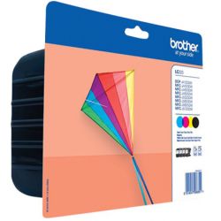 Brother LC123 - pack de 4 - noir, jaune, cyan, magenta