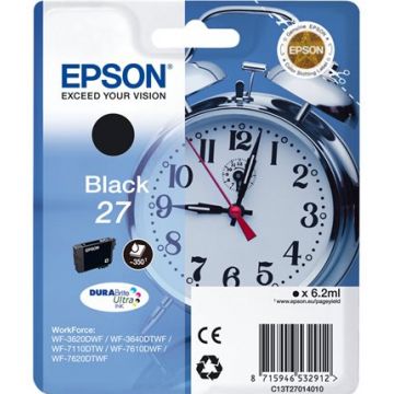 Cartouche Noire Epson 27, 6.2ml, 350 pages