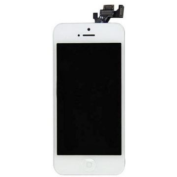 Ecran LCD + vitre tactile iphone 5 blanc