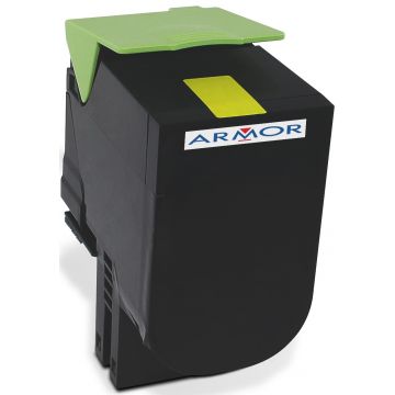 Lexmark 802Y - jaune - compatible - cartouche de toner - 2000 pages