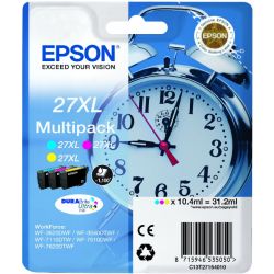 Epson 27XL Multipack - pack de 3 - taille XL - jaune, cyan, magenta