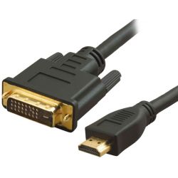 Câble DVI vers HDMI en 1 mètre - Helos 314851