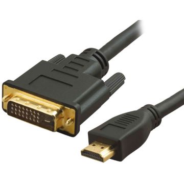 Câble DVI vers HDMI en 1 mètre - Helos 314851