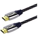 Câble HDMI compatibles 1.4a / 2.0 - 1.8m - plaqué or