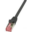 Cable réseau 7.5m ethernet RJ45 Cat 6 Gigabit SFTP, noir