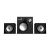 Enceintes Genius SW-2.1 370, noire, subwoofer 6w RMS + 2x satellite 1x RMS