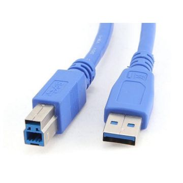 Câble USB 3.0 en 3m série A à série B, débit 4.8Gb/s