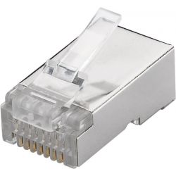 Connecteur RJ45 à sertir, blindé, catégorie 6 SF/UTP (S-FTP)