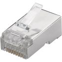 Connecteur RJ45 à sertir, blindé, catégorie 6 SF/UTP (S-FTP)