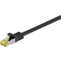 Cable réseau 5m ethernet RJ45 F/UTP Cat 5e, noir