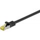 Cable réseau 5m ethernet RJ45 F/UTP Cat 5e, noir