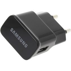Chargeur Samsung pour smartphone ou tablette, 2A max, noir