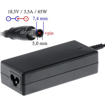 Chargeur pour pc portable HP - Compaq, 7.4*5.0 - 19V 3.5A 65W