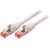 Cable réseau 15m ethernet RJ45 SFTP Cat 6, gris beige