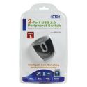 Partageur Aten US221 pour périphérique USB, vers 2 PC