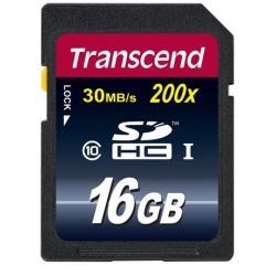 Secure Digital SDHC Transcend 16Go Class10