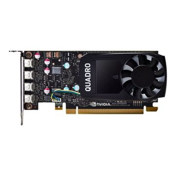 PNY NVIDIA Quadro P620, 2GB GDDR5 (128 Bit), 4x miniDP (4x miniDP - DP), LP