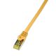 Cable réseau 5m ethernet RJ45 Cat 6, F/UTP, blindé, gris beige