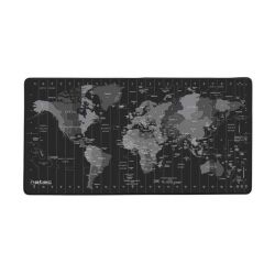 Tapis Natec OFFICE MOUSE PAD - Time Zone Map 800 x 400