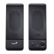 Enceintes Genius SP-U120, 3w RMS, USB, noires