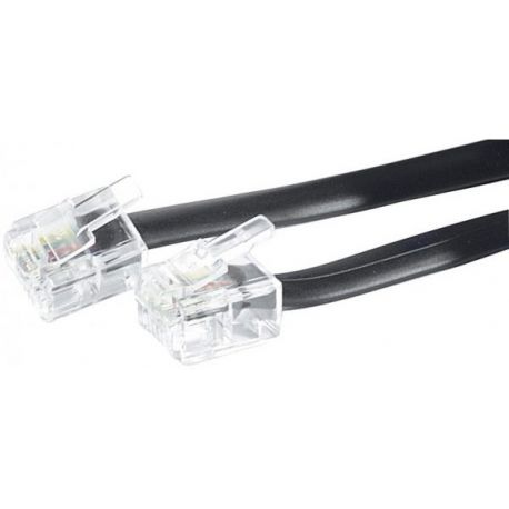 Chargeur et câble d'alimentation PC GENERIQUE CABLING® Cordon adaptateur  RJ11 vers RJ45 3M blanc