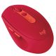 LOGITECH Wireless Mouse M590, bluetooth et 2.4Ghz, rouge